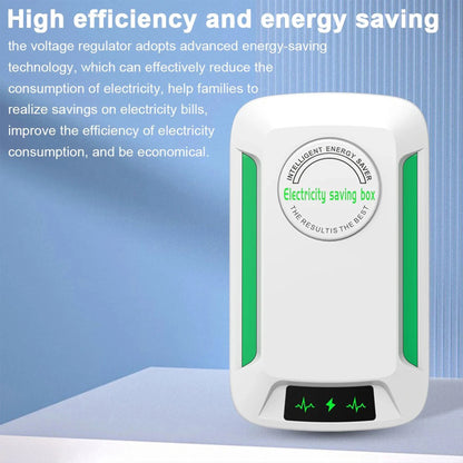 Electricity Saving Box - Intelligent Energy Saver , Plug in Saving Device for Home, Stabilize Voltage 90V-250V, EU/US/UK Adapter