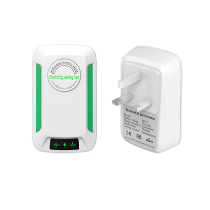 Electricity Saving Box - Intelligent Energy Saver , Plug in Saving Device for Home, Stabilize Voltage 90V-250V, EU/US/UK Adapter